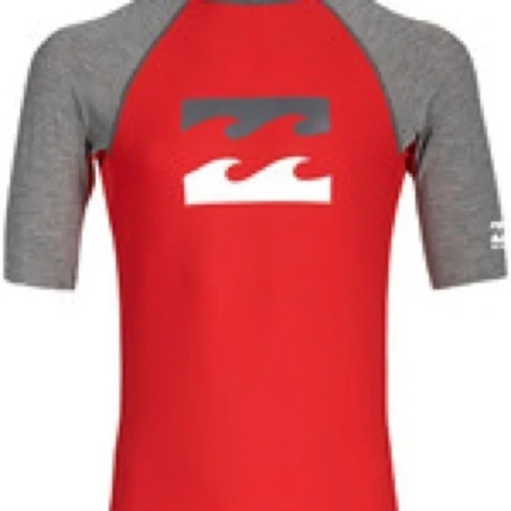 Billabong Team Wave Short Sleeve Rashguard S NWOT